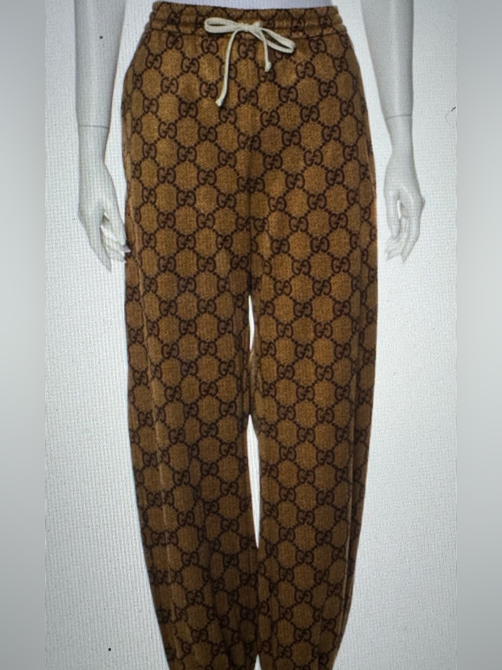 Gucci printed GG  joggers sz L